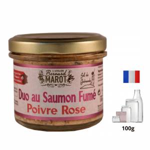 Saumon fumé au Poivre rose Sel de Guérande